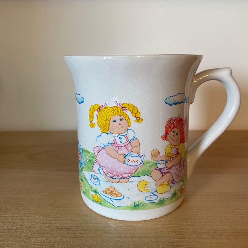 1984 Vintage Cabbage Patch Kids Ceramic Coffee Mug